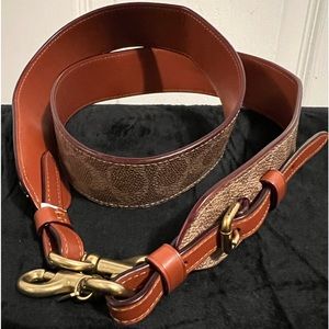 Coach Signature Purse/Luggage Strap